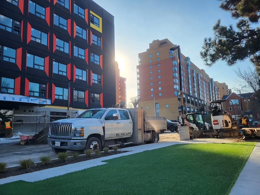 Sod Installation Commercial Project Etobicoke Ontario